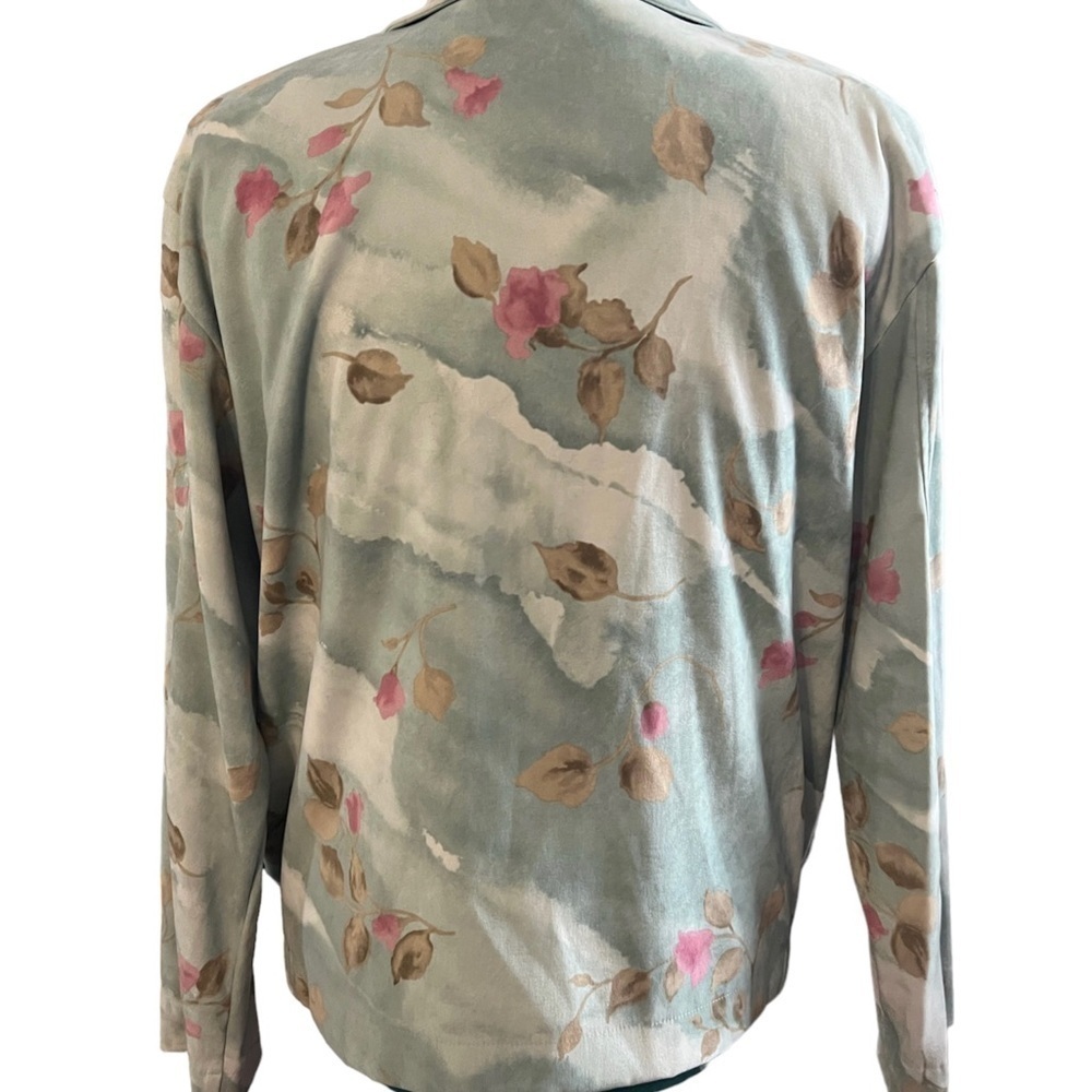 VINTAGE TEDDI size xl zip up lightweight jacket super soft! - Picture 3 of 9
